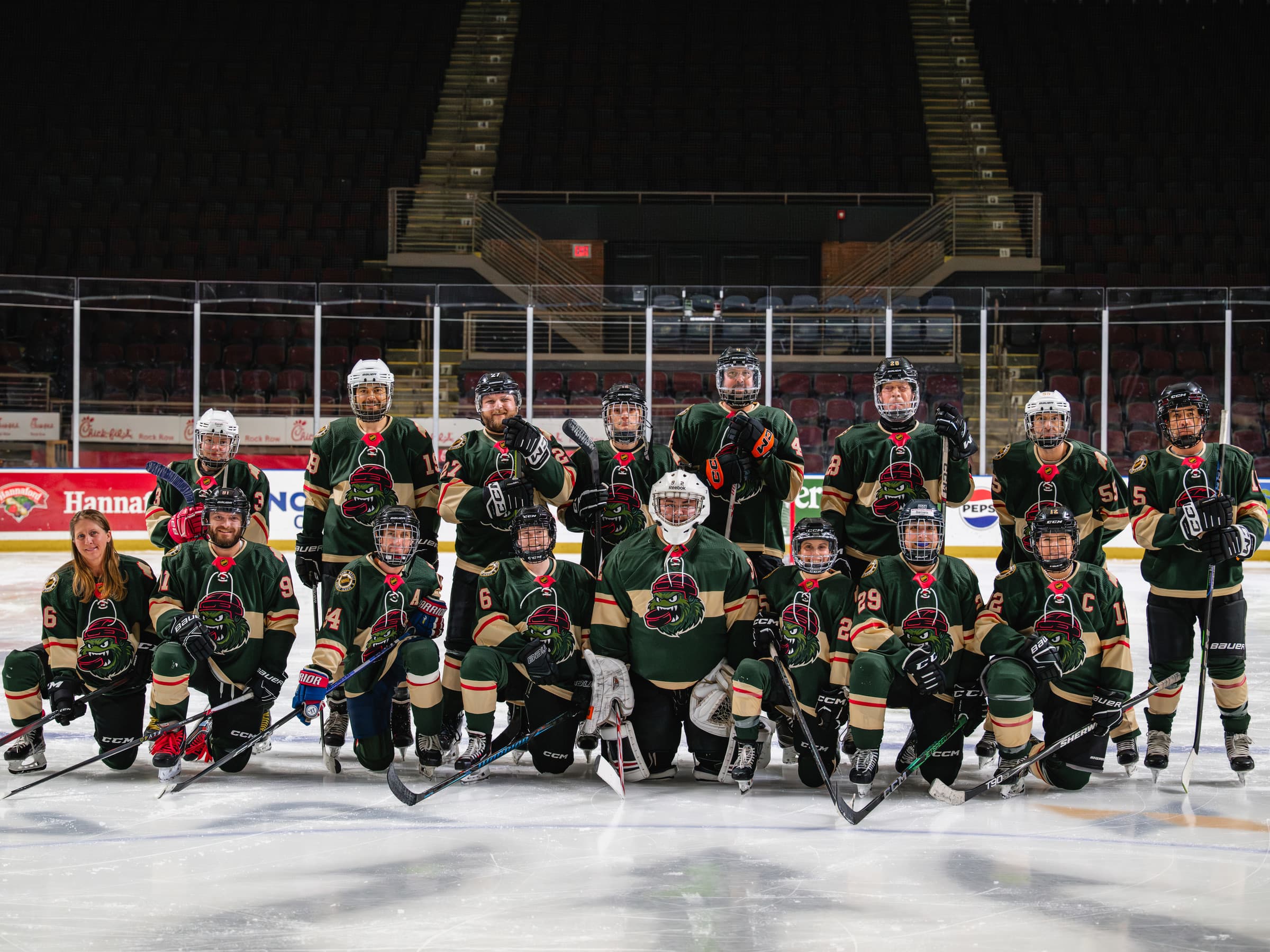 Green Monsters team photo, Season 3 - Spring 2026